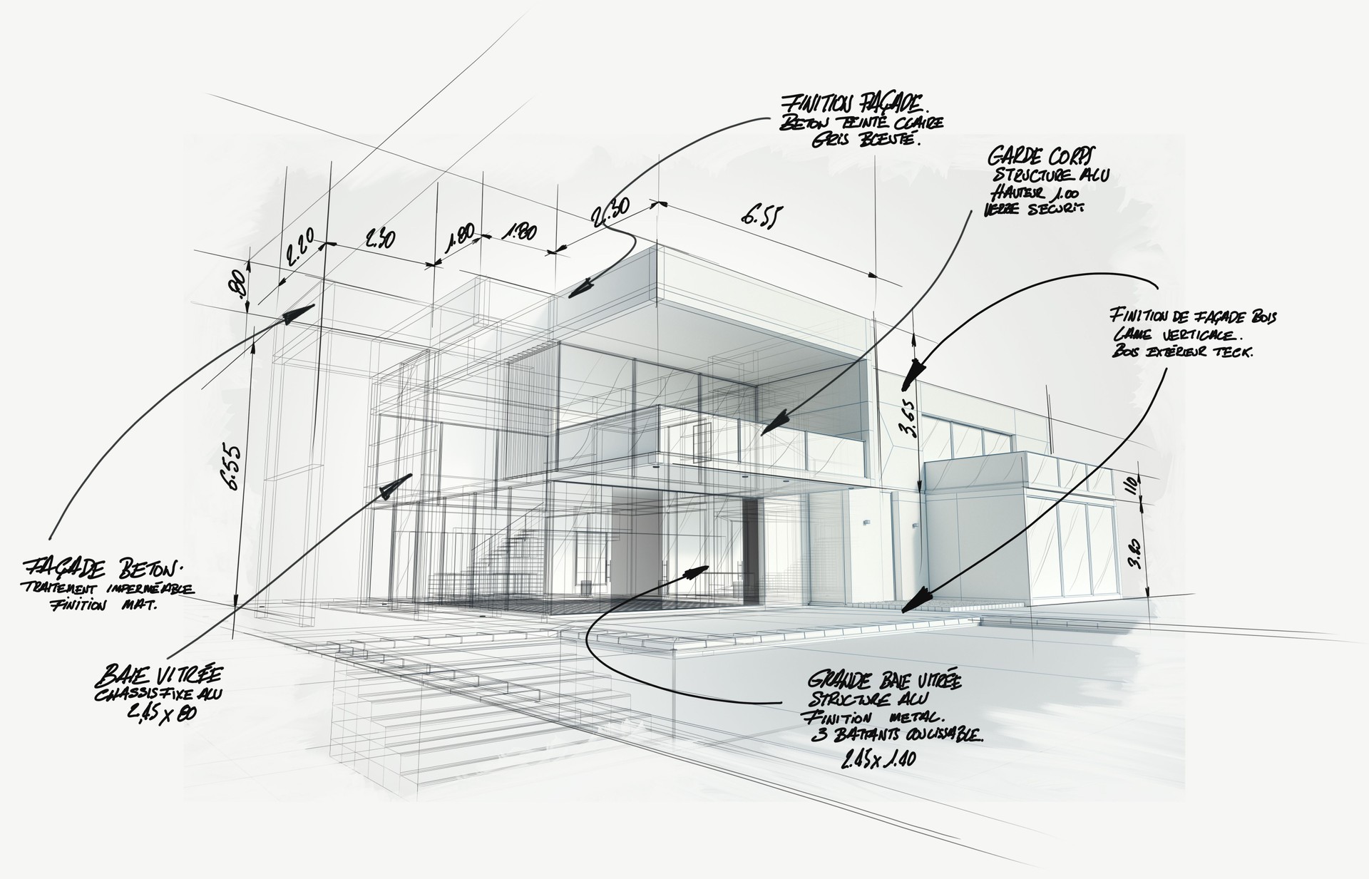 Modern high end architecture project